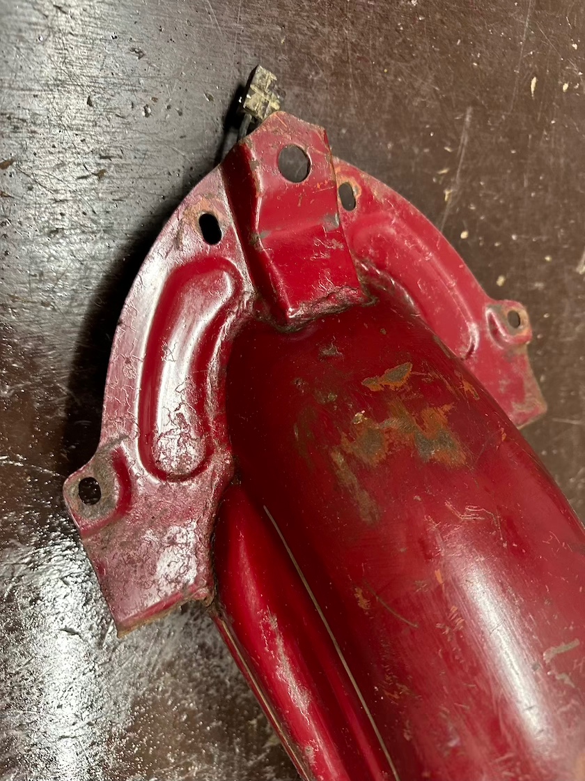 Zadní blatník so sklíčkom JAWA 250/353 350/354 kývačka - 3