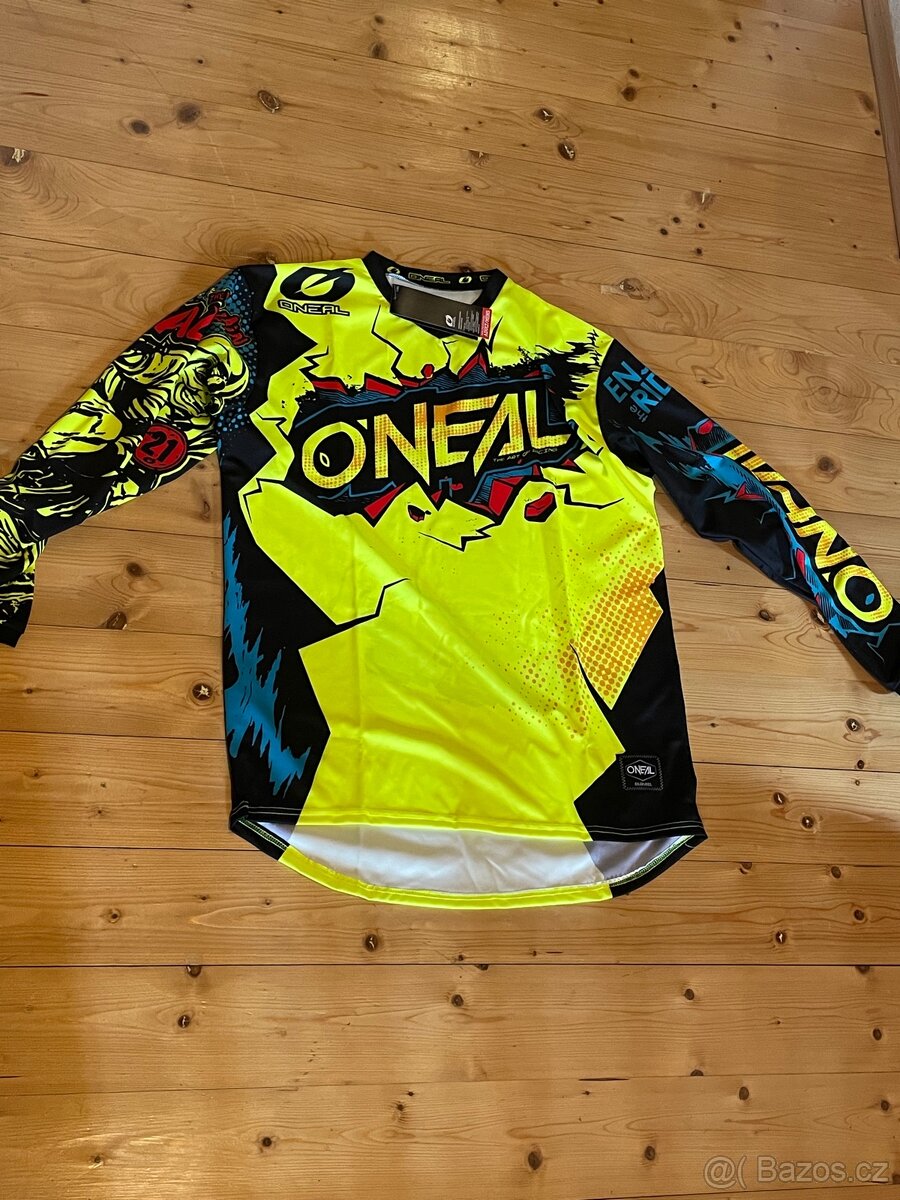 Motokrosový dres O'Neal - Fluo, potisk, velikost XL - 3