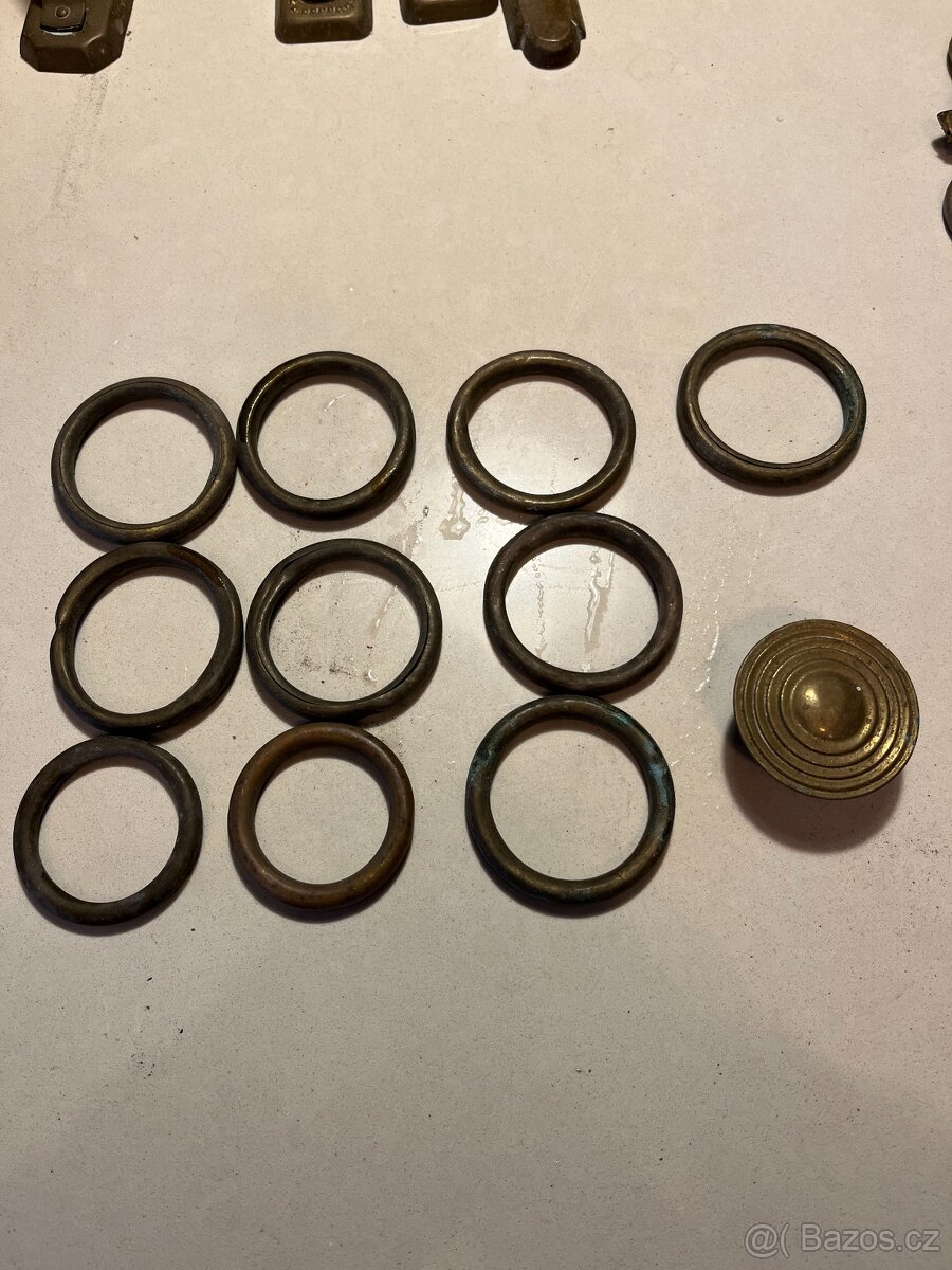 Staré mosazné kroužky - 3