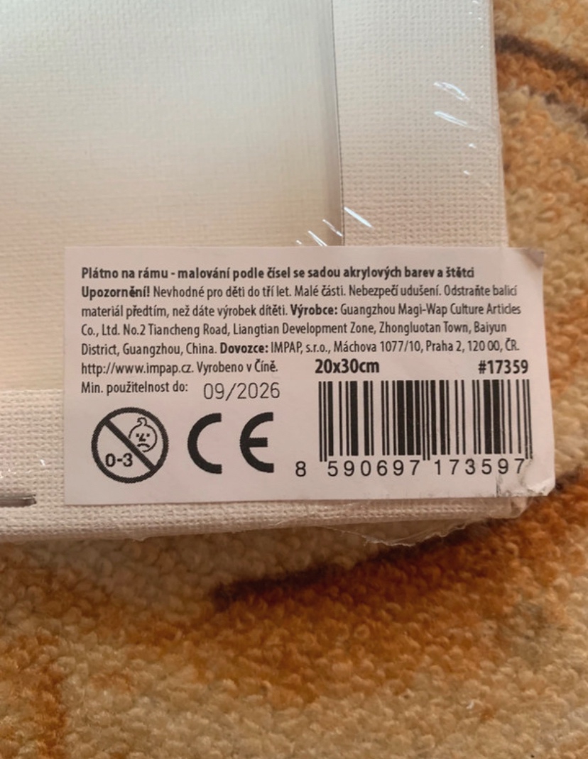 Malování podle čísel – Zebra - 3