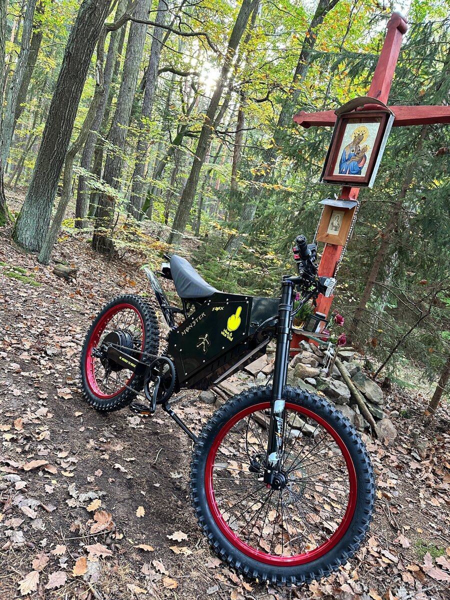 eBike Stealth Bomber 6000W 72V/40Ah, 90km/h, 90-100km