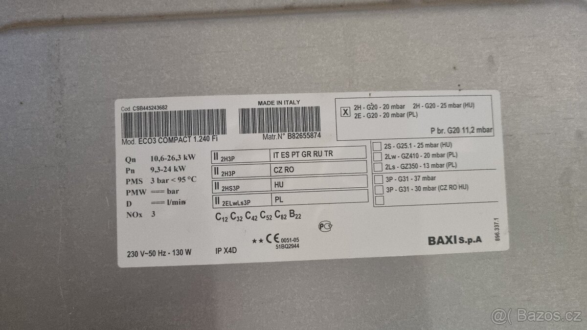 Baxi Eco3 Compact 1.240fi - 3