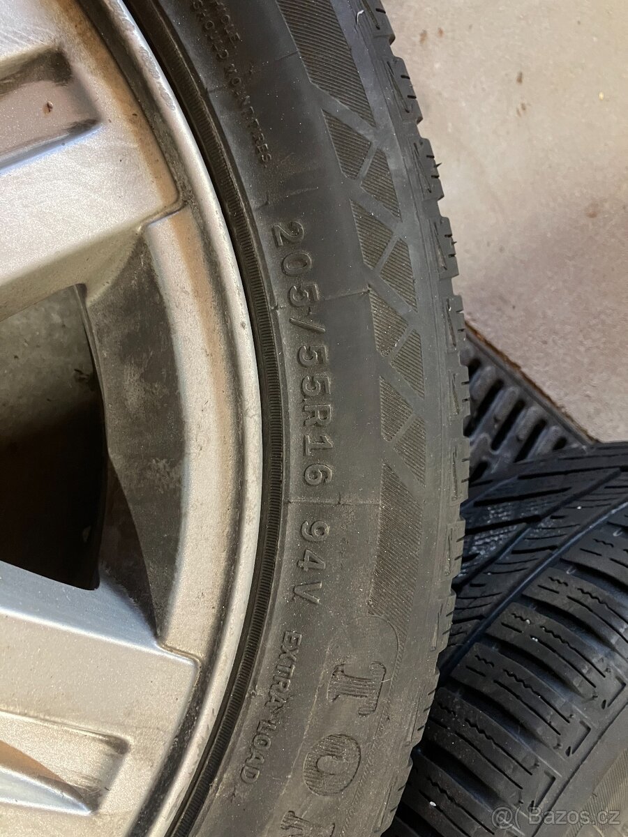 Alu kola FORD // 6x celoroční pneu 205 / 55 R16 - 3