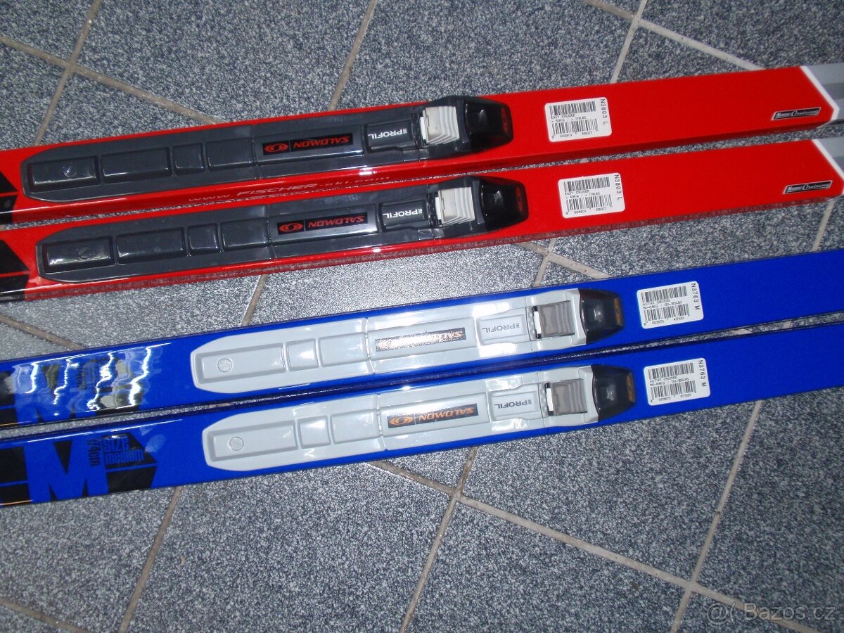 NOVÉ SNS TURISTICKÉ BĚŽKY FISCHER 174+184 CM - 3