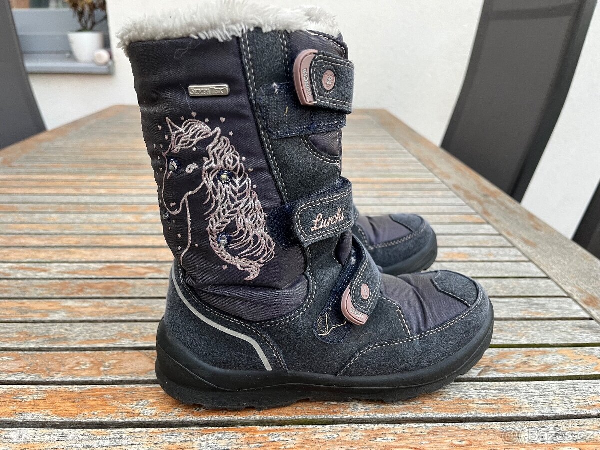 Dívčí zimní boty kozačky nepromokavé Salamander Lurchi 32 - 3