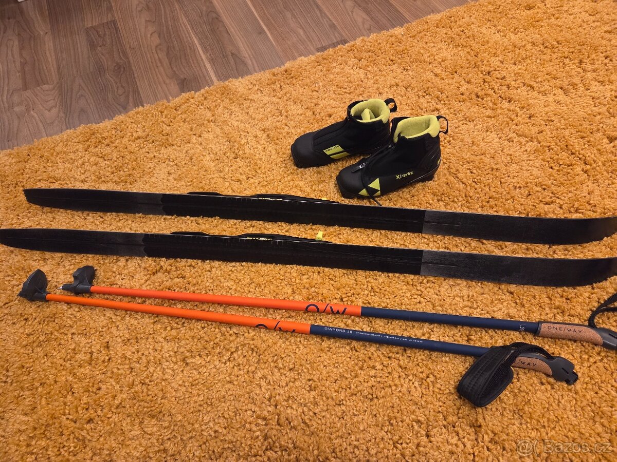 Dětské běžky Fisher 120 se šupinami, s vázáním NNN - 3