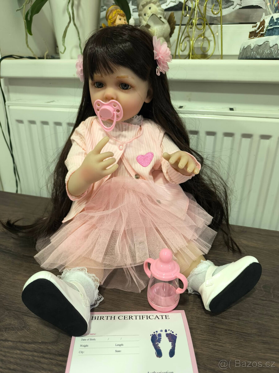 Realistická panenka 56 cm - nová - 3