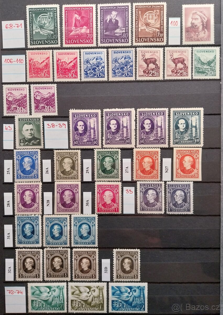 Známky - SLOVENSKÝ ŠTÁT - 3