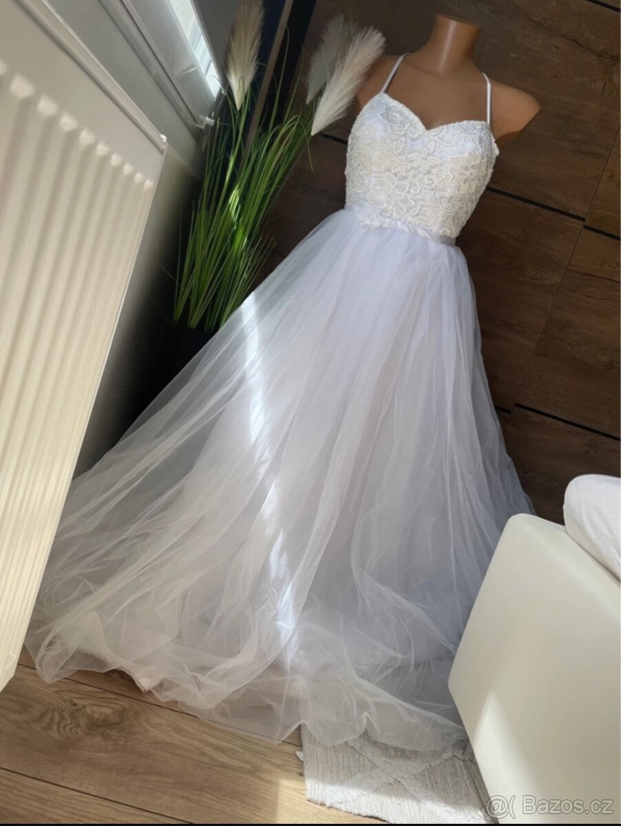 BOHO svatební šaty - 3