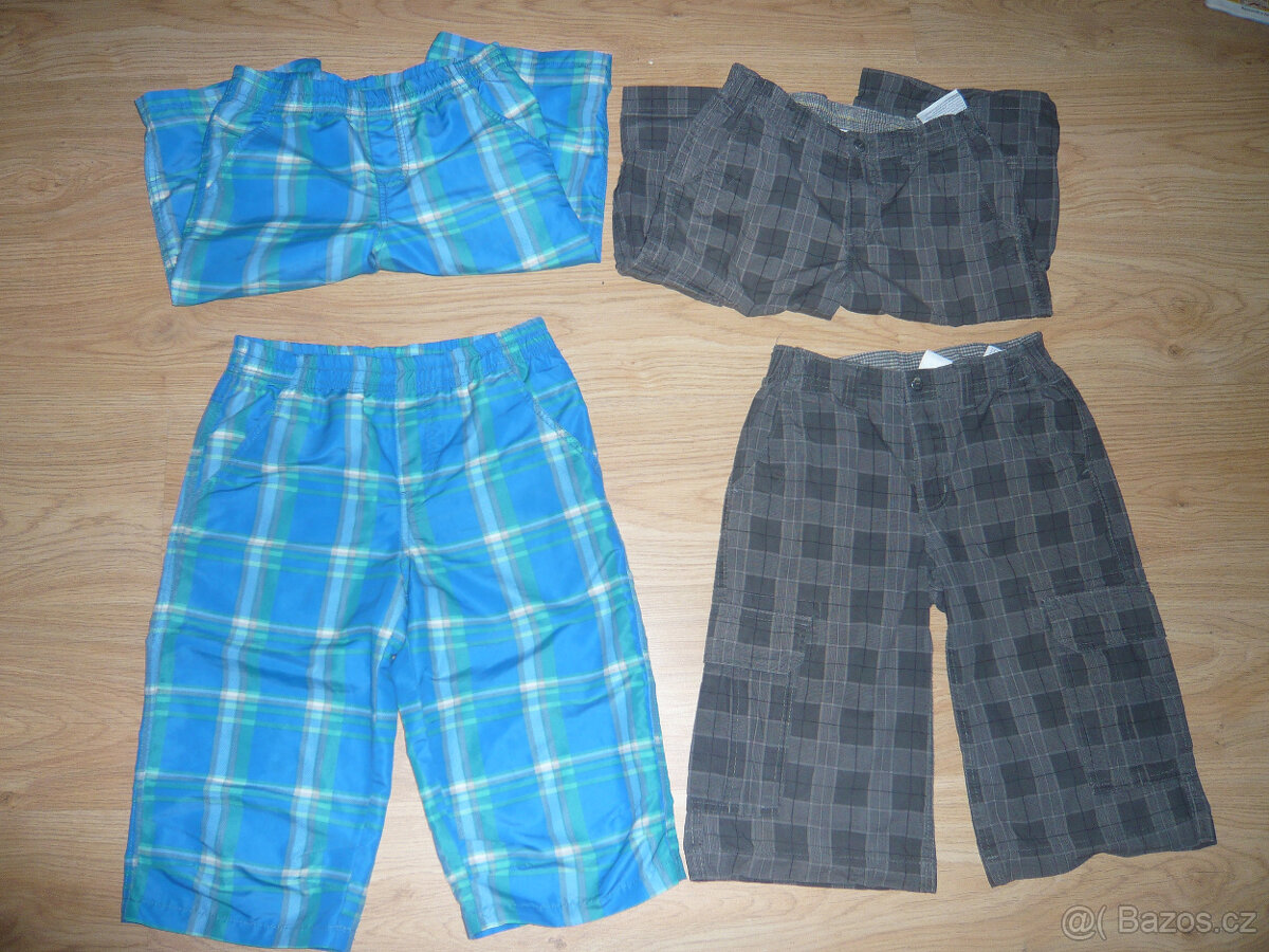 4x2 bermudy kratasy 140-146, 2x kalhoty - 3