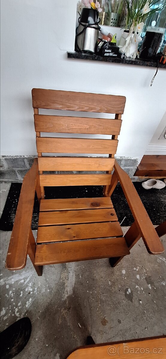 Robustní dřevěný zahradní nábytek - 3