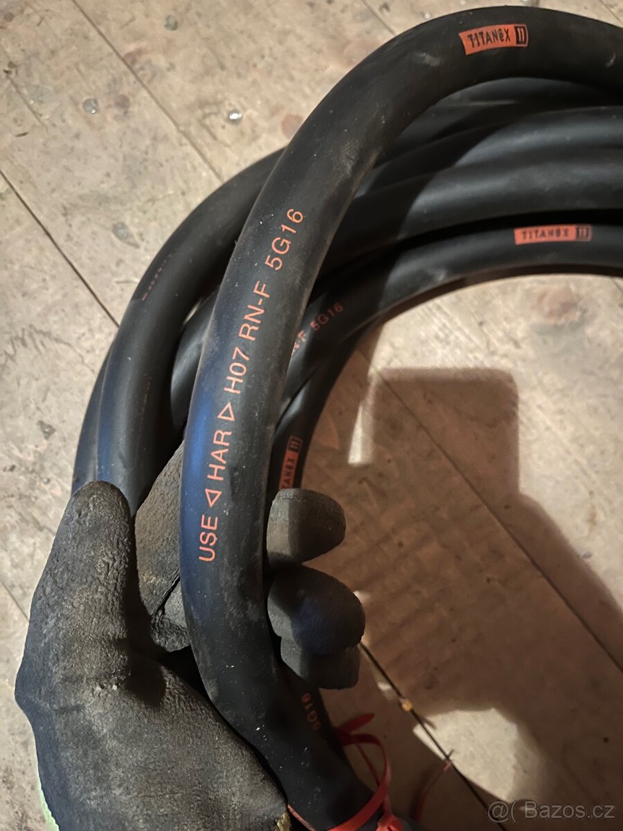 Gumový kabel 5g16 - 3