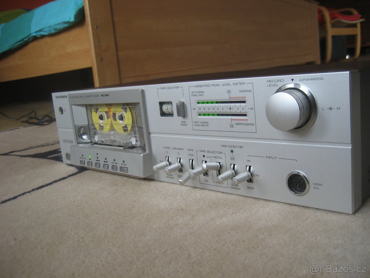 Prodám tape deck TELEFUNKEN RC 200 - 3