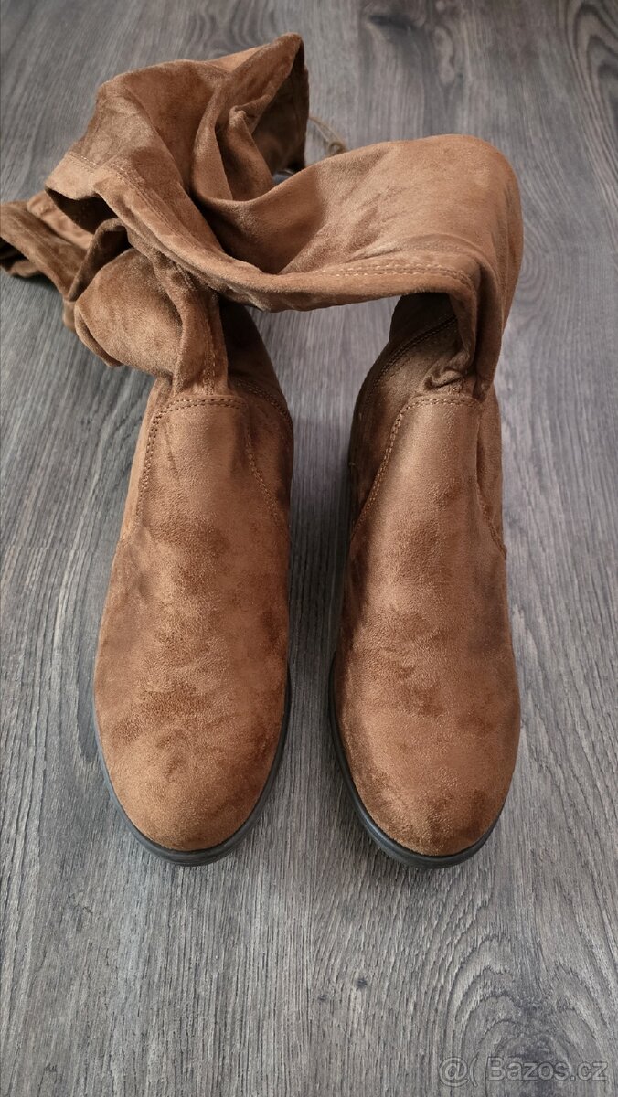 Kozačky nad kolena vel.38 - 3