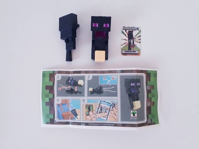 ENDERMAN • FIGURKA MINECRAFT KINDER JOY - 3