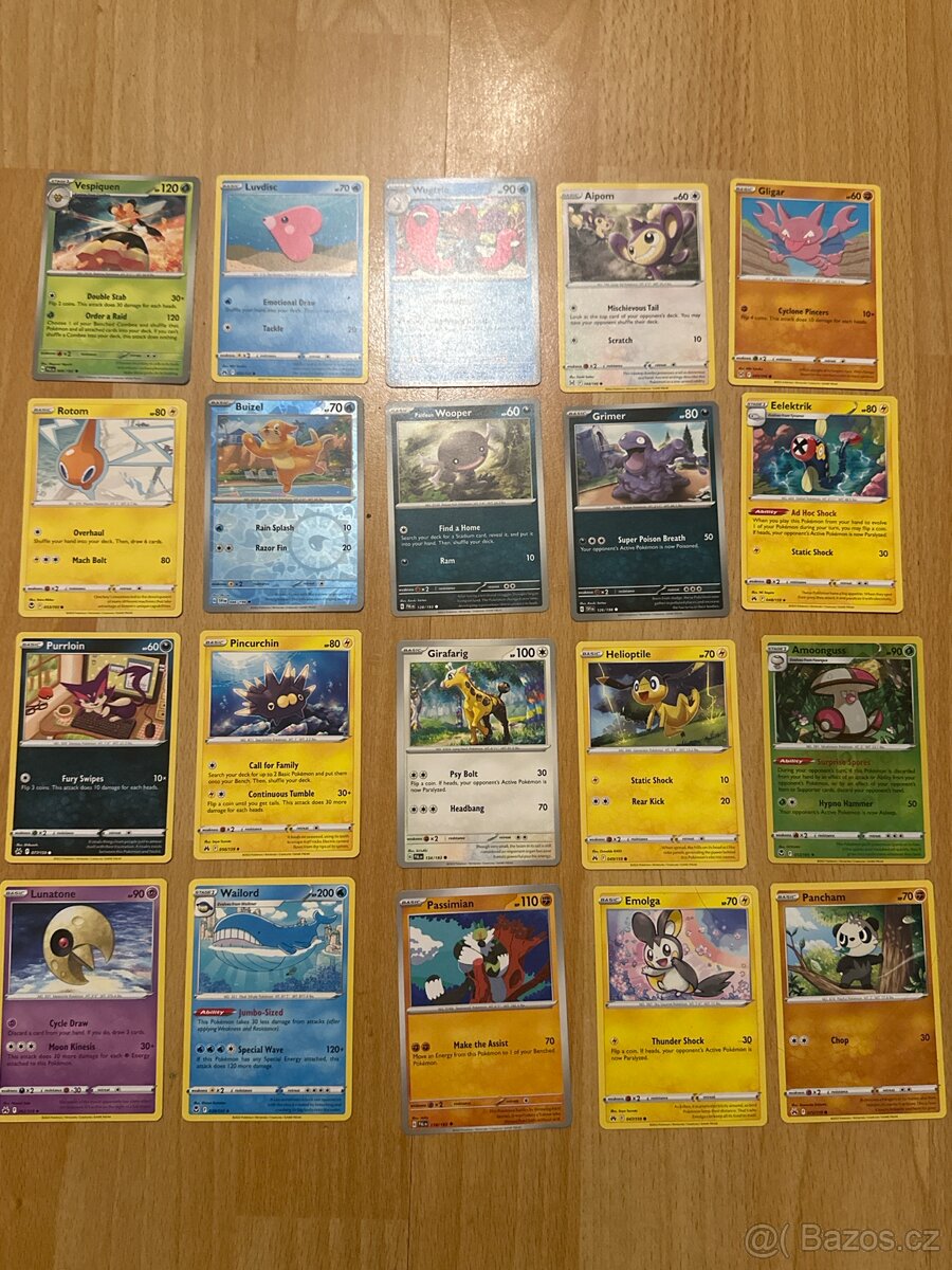 Prodám kartičky Pokémon - celkem 80ks - 3