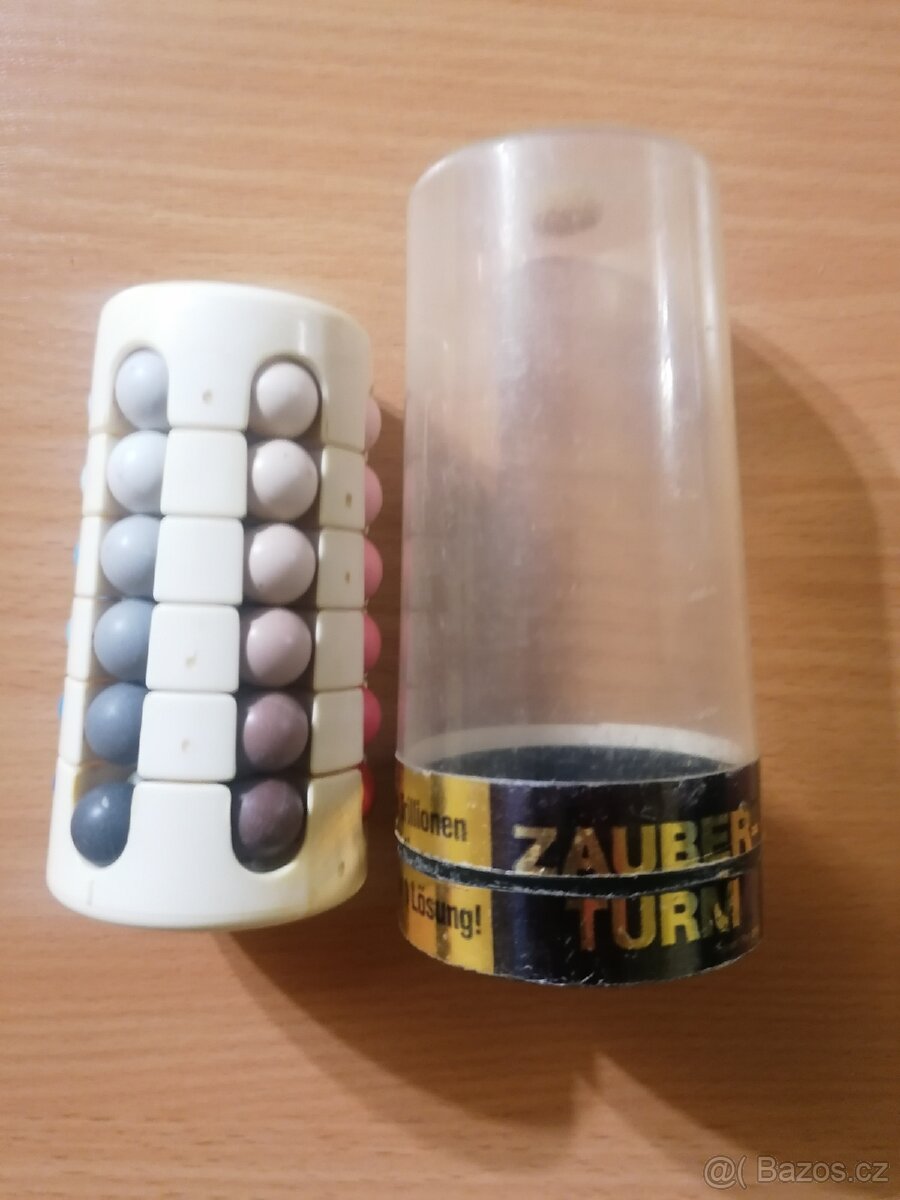 Hlavolam babylonska věž+Pouzdro - 3