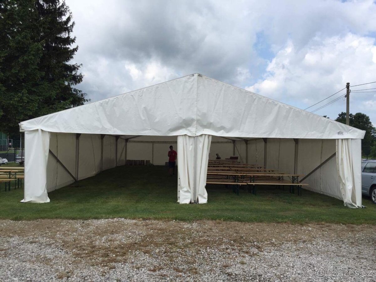 Velkokapacitní party stan 10x20m - 3
