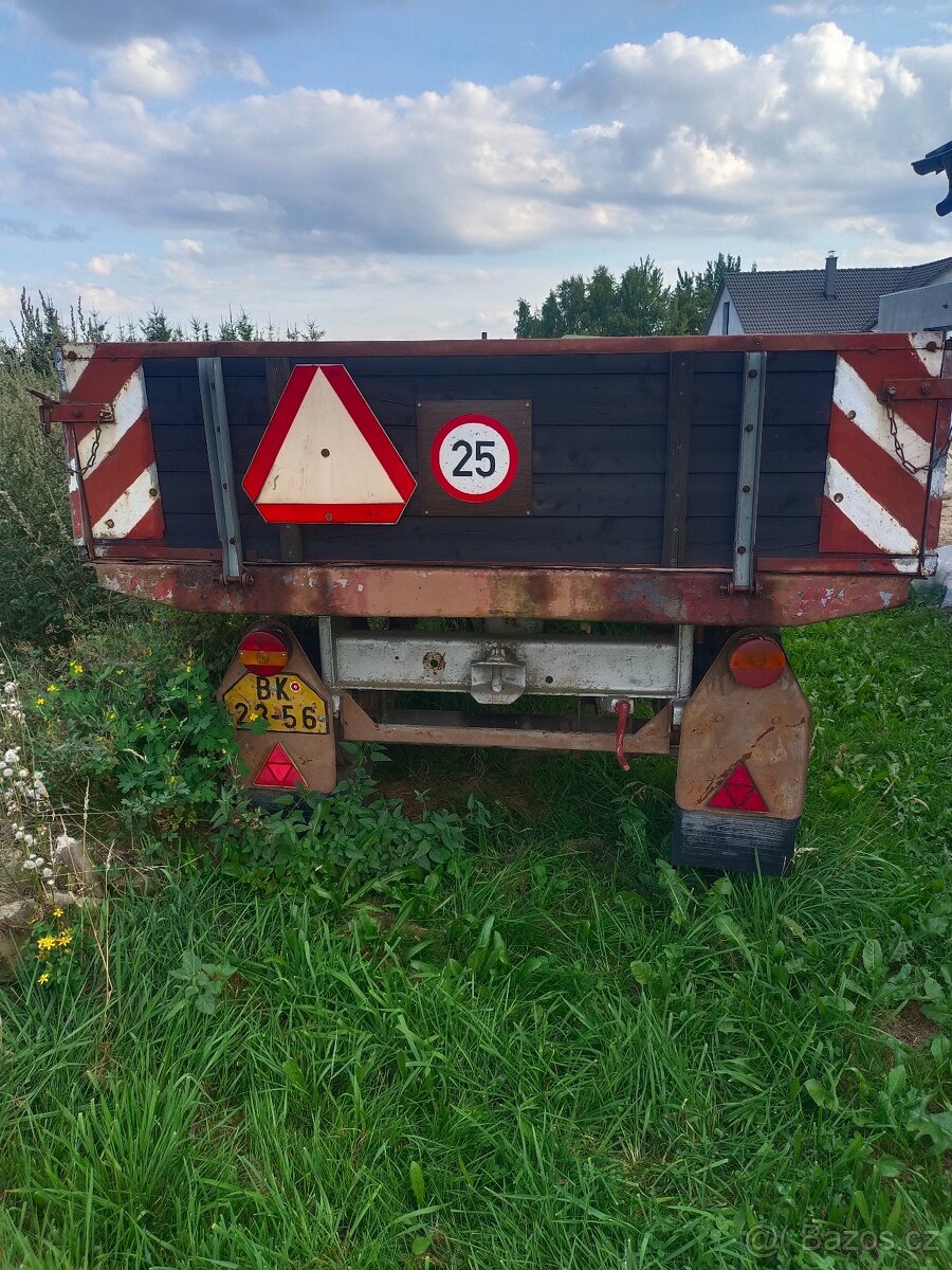 Prodám vlek za traktor BSS P53S - 3