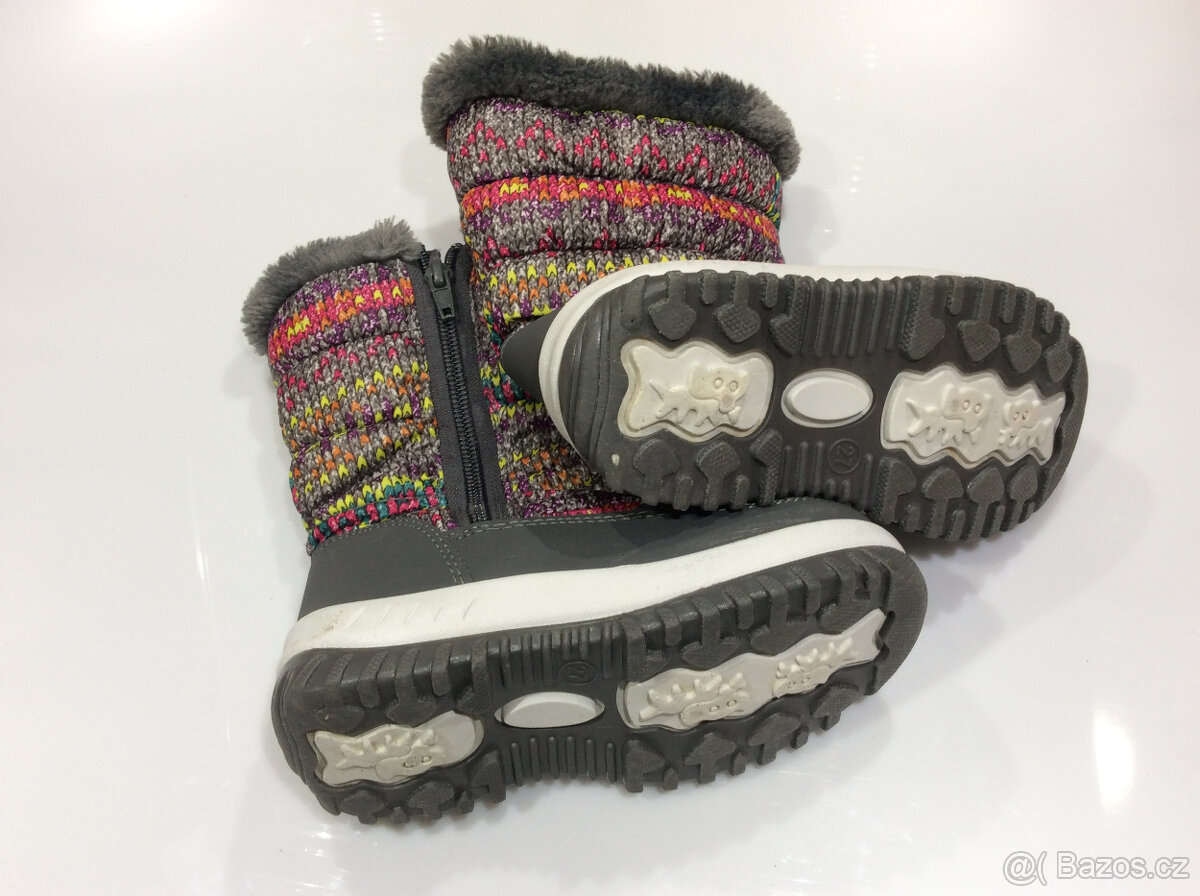 Dětské zimní boty, sněhule CORTINA, vel. 27 - 3