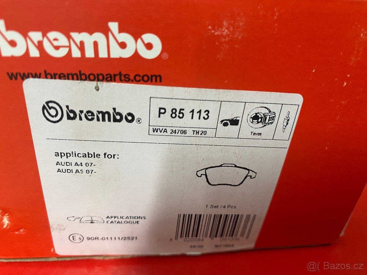 Předni brzdy Audi a4/a5 - 3