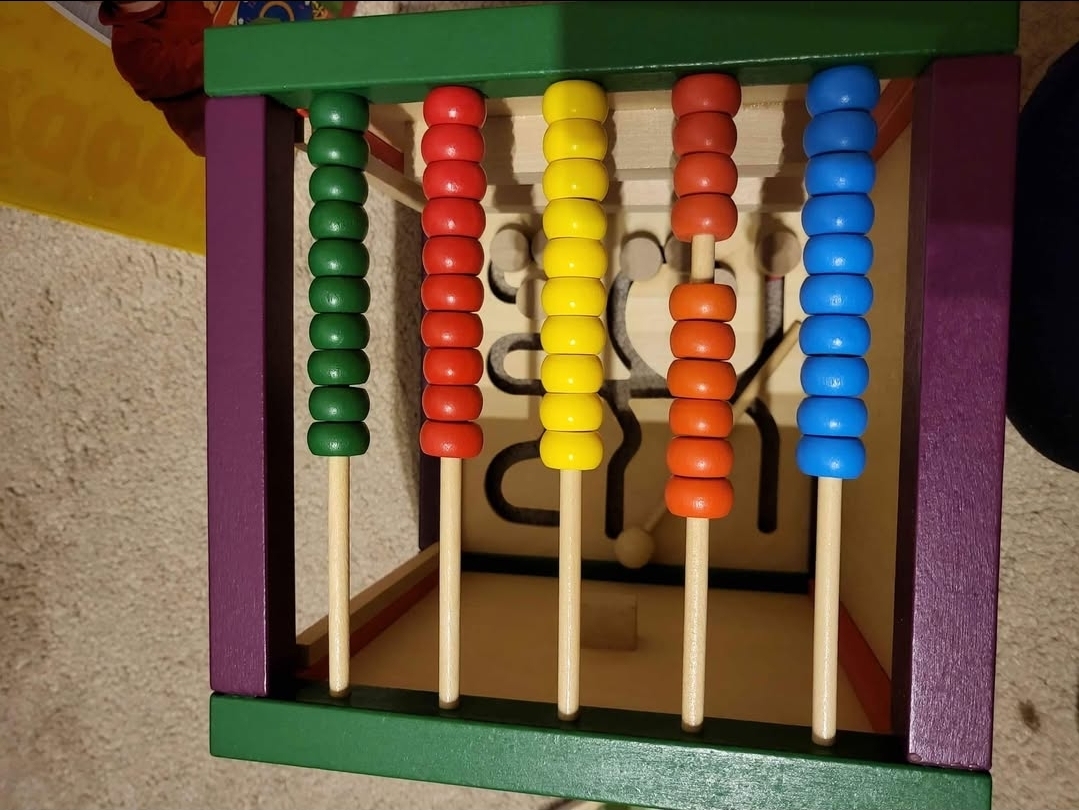 Nová dřevěná kostka s aktivitami, Woody - 3