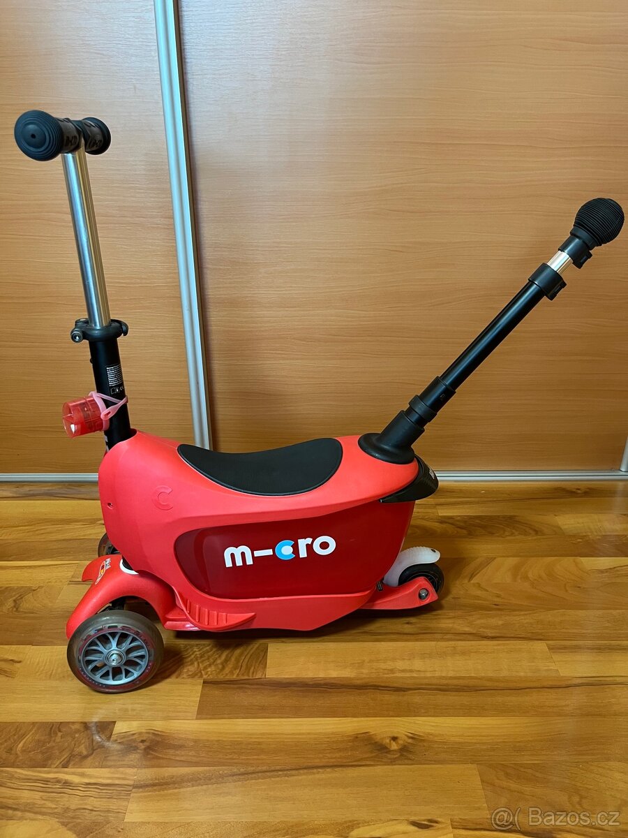 Koloběžka MICRO Mini2Go DeLuxe Plus Červená - 3
