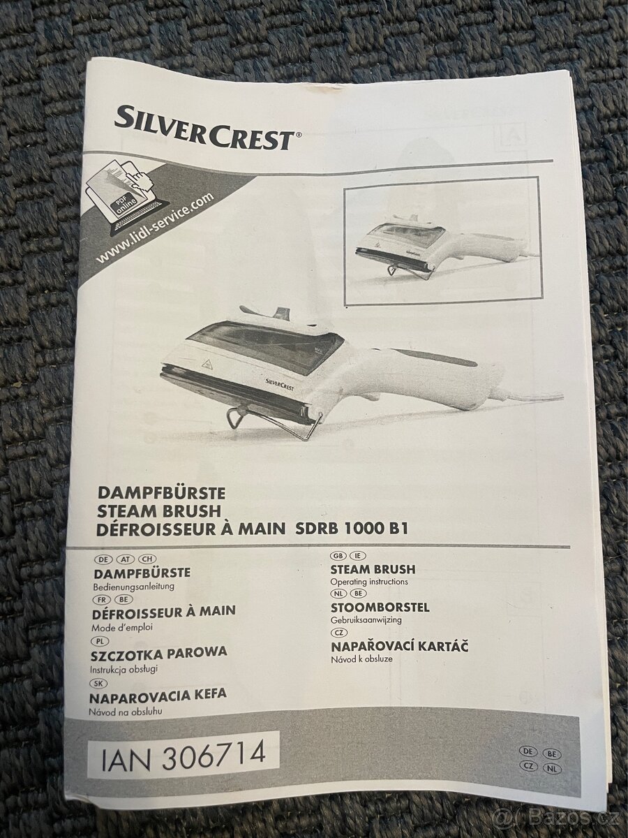 Silvercrest Napařovací kartáč SDRB 1000 B1 - 3