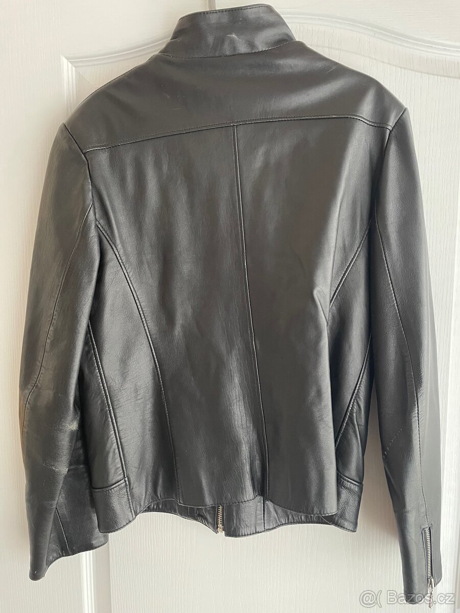 dámská černá kožená bunda vel. 40 - 3