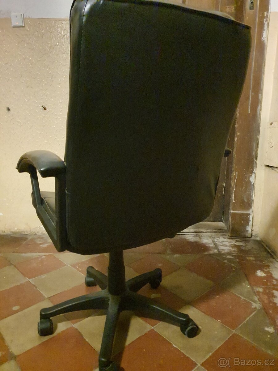 levná kancelářská židle ekokůže - 3