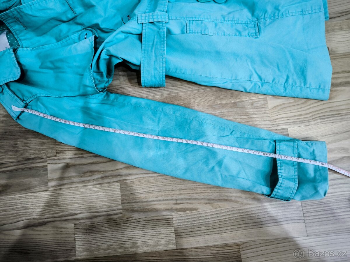 Mintový jarní kabátek - 3