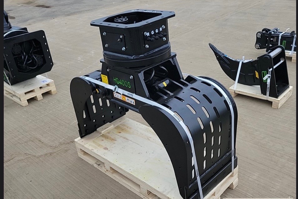 Sortýrovací drapák HG400S s rotátorem pro bagry 5-9t - 3