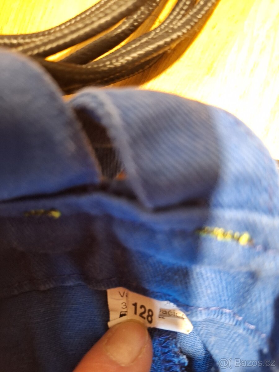 Dětské montérky s laclem vel. 128 - 3