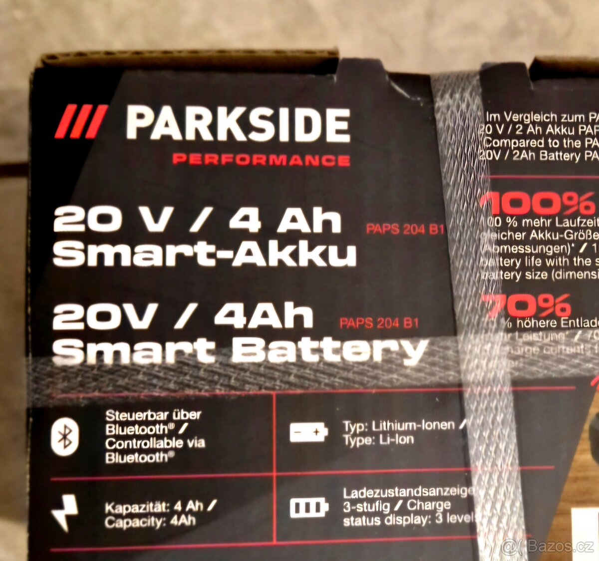 Nový PERFORMANCE Smart akumulátor 4Ah + Rychlonabíječka 4,5A - 3