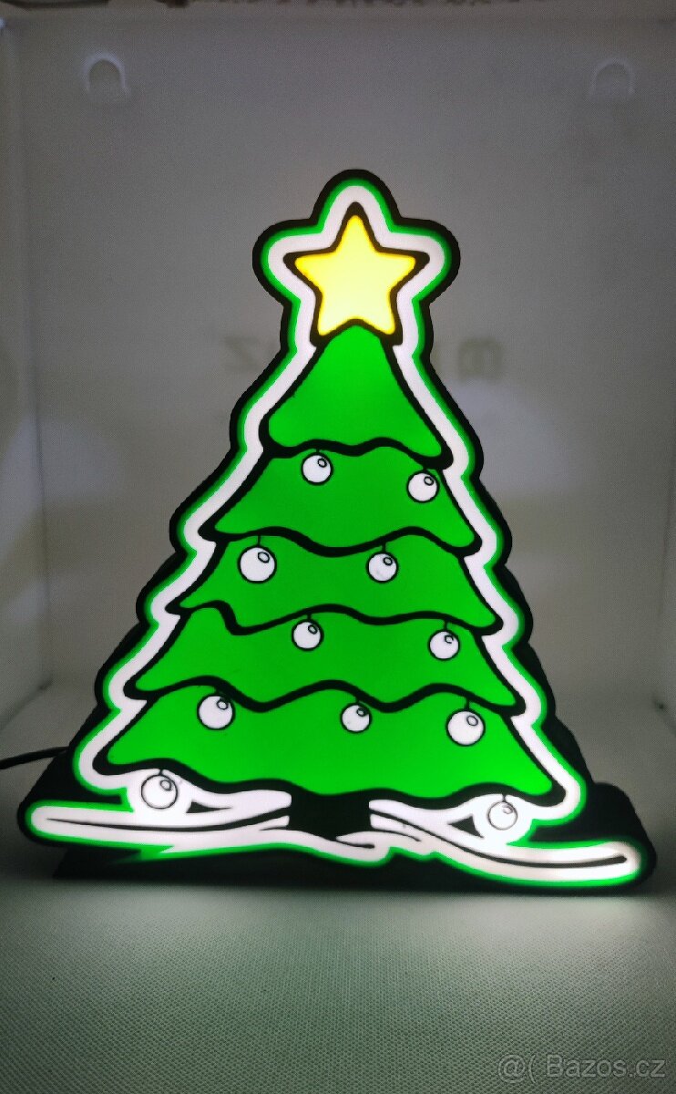 Prodám světelnou dekoraci Vánoční stromeček - 3