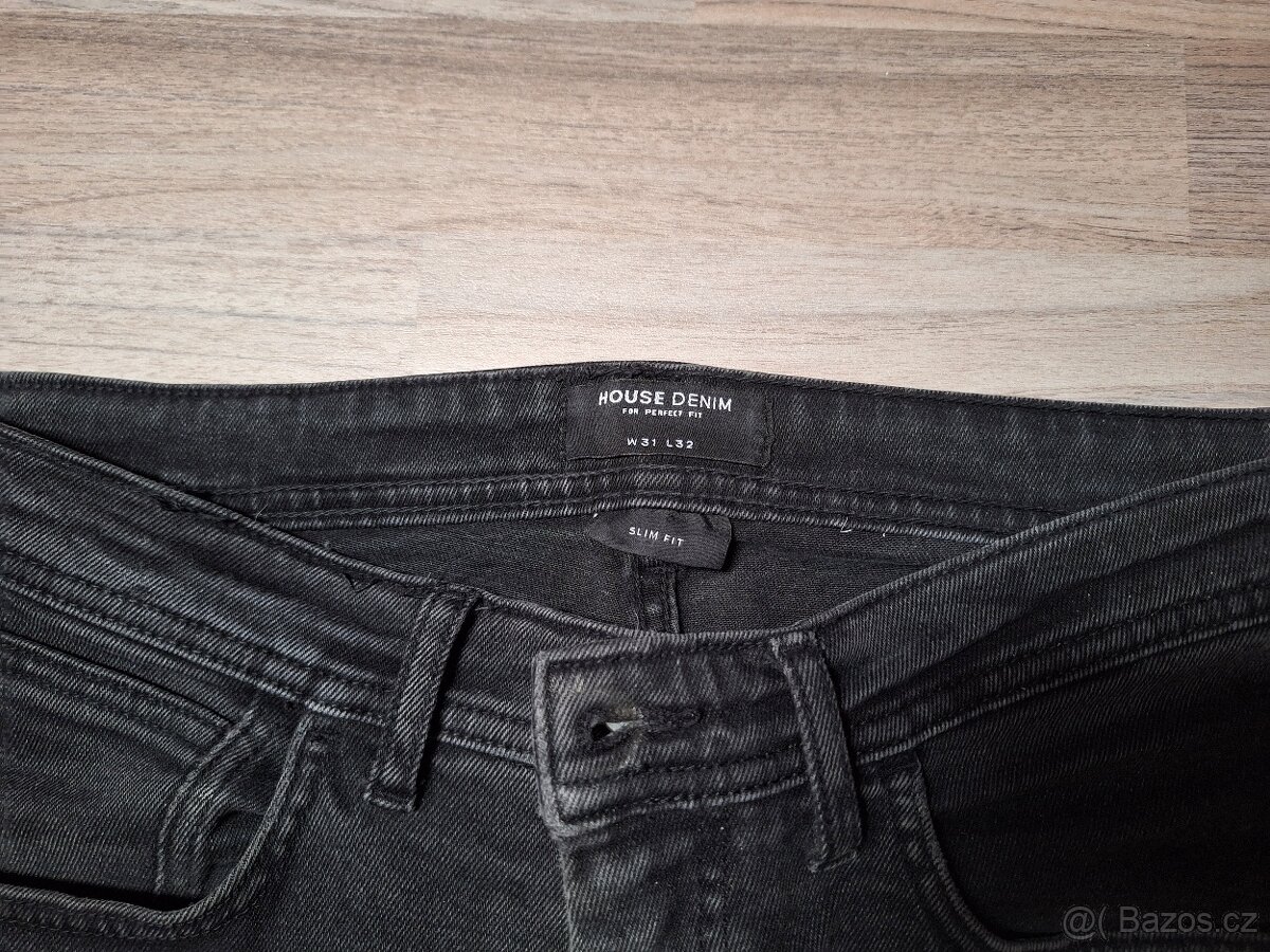 Pánské rifle slim/fit zn. House vel. 31/32 - 3