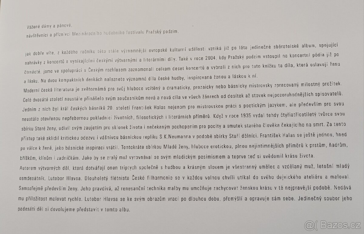 Pražský podzim 2004 - Dvořák a další s dílem L. Hlavsy - 3
