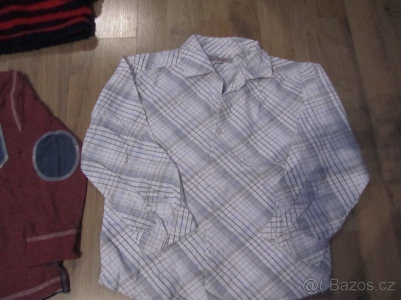 Mikinky + triko + košile + svetr vel.116 - 3