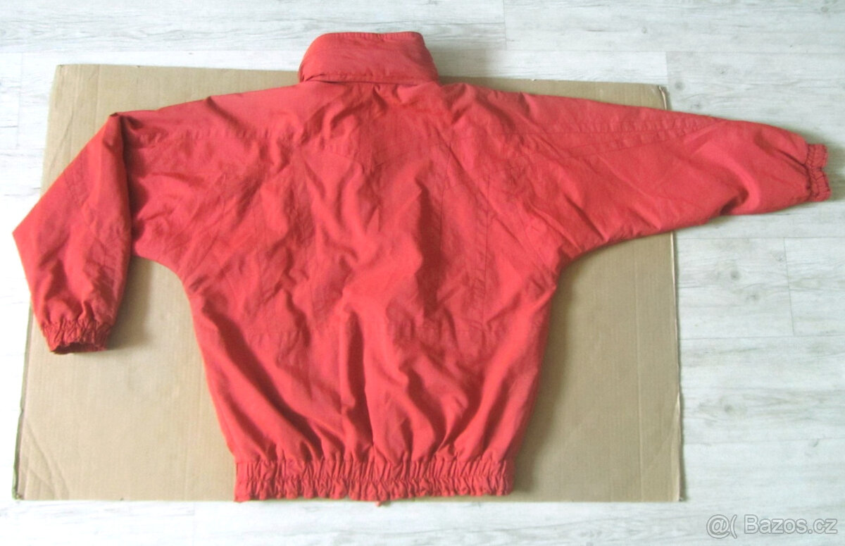 Vintage 90s rezavá pánská bunda přes hlavu - 3