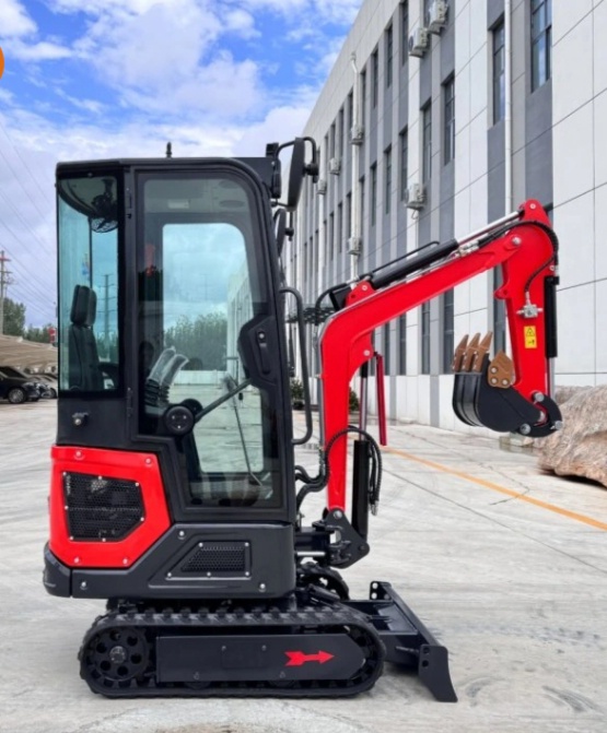 bagr s kabinou, kabinový bagr, motor Kubota, minibagr - 3