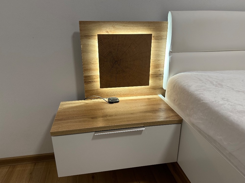 Postel s nočními stolky Capri - 3