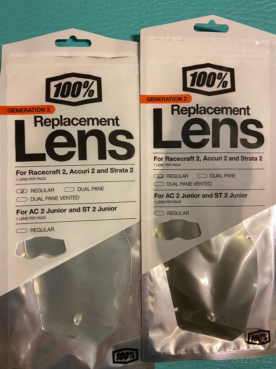 Prodám originální náhradní skla na moto brýle - 3