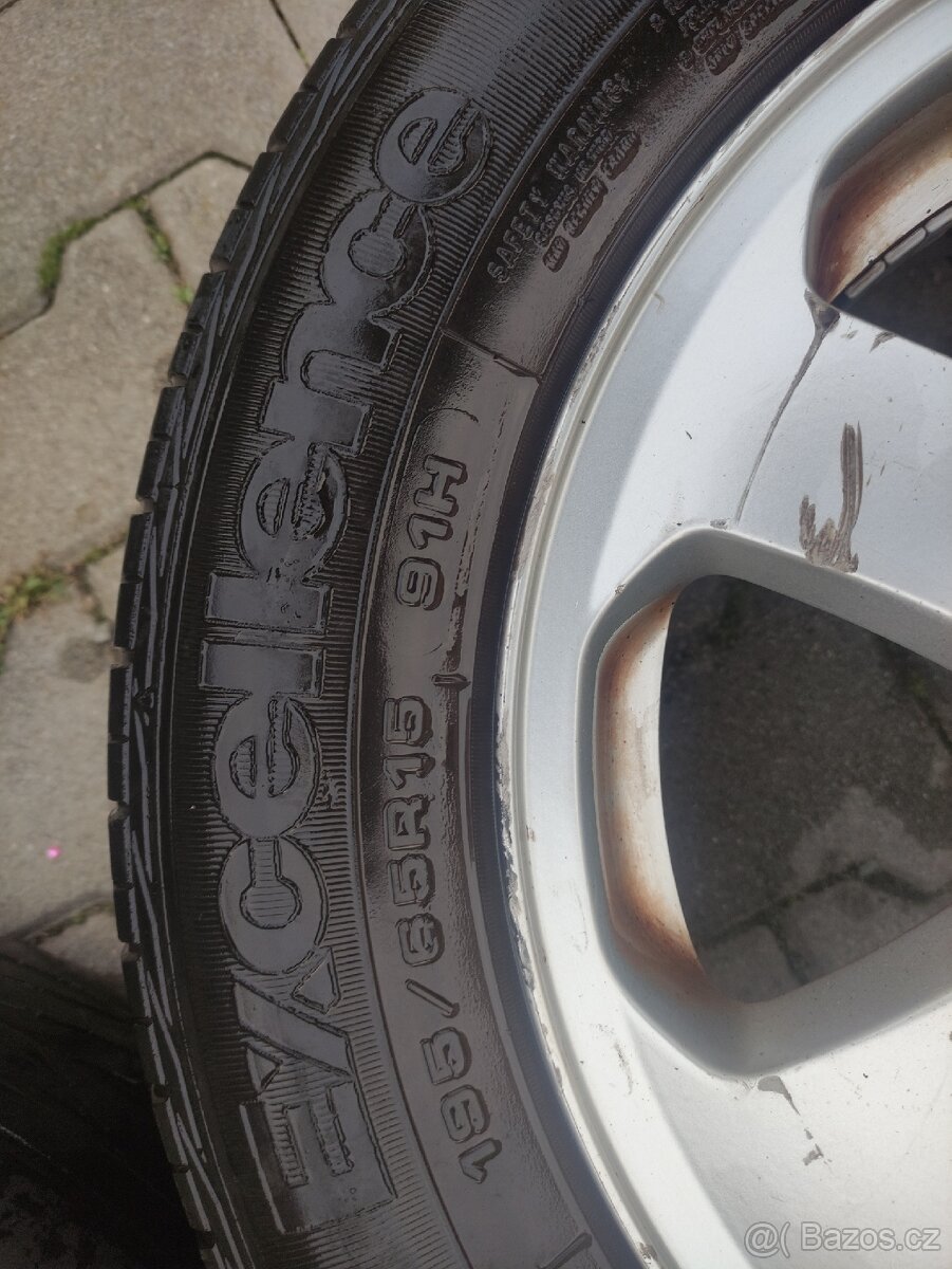 Sada alu kol 5x100 6,5J R15 ET43 - 3