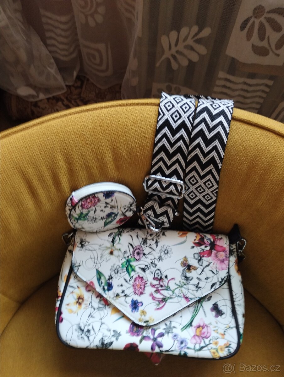 Nová kabelka s peněženkou,popruh - 3