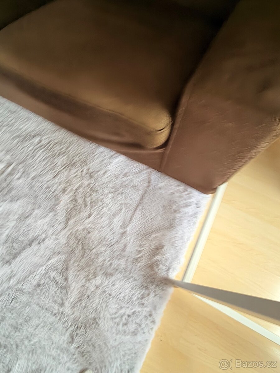 Sedačka, hnědá, 255 x 93 x 175 (lenoška) - 3