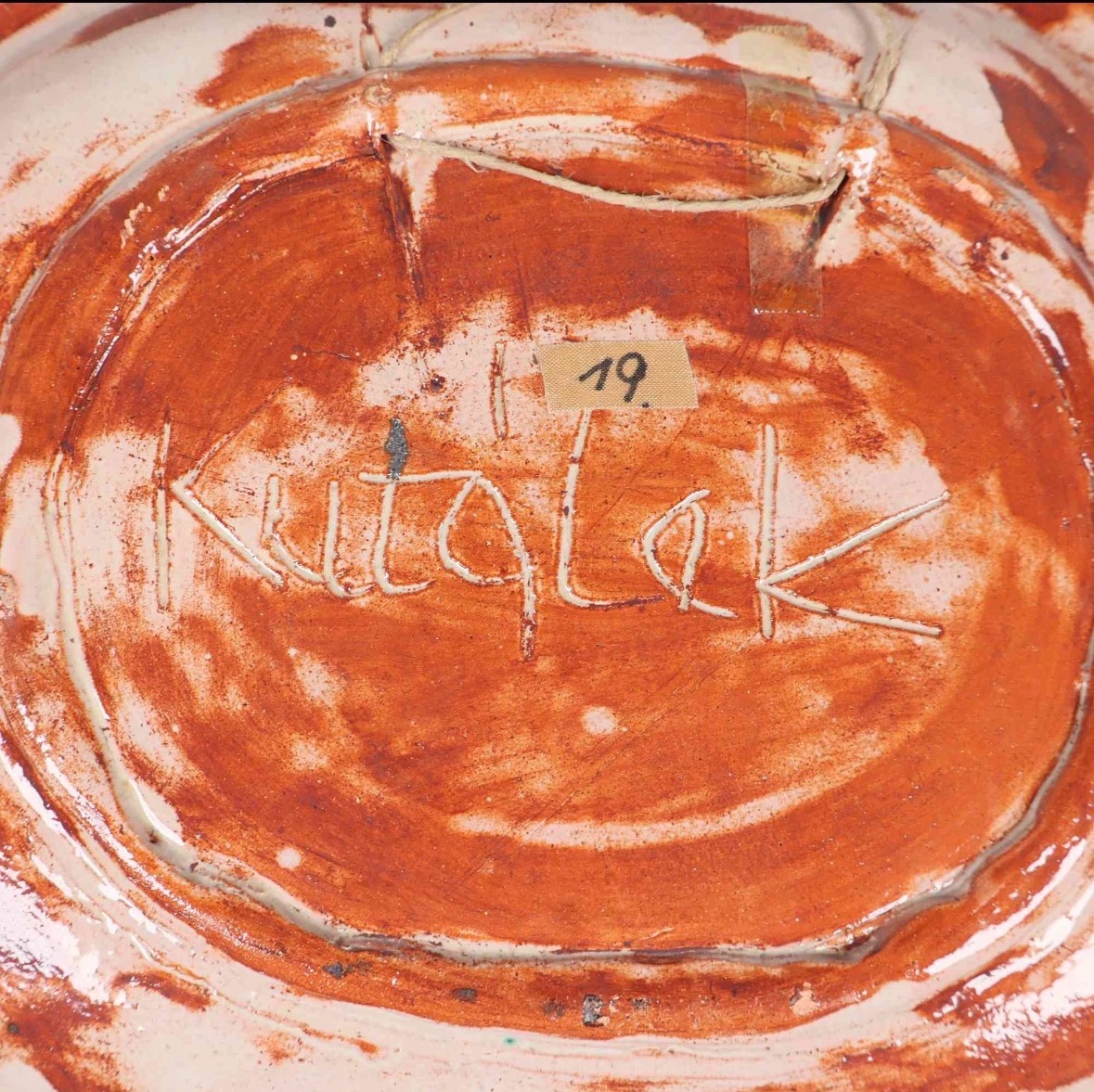 JAN KUTÁLEK KERAMICKÝ TALÍŘ - 3