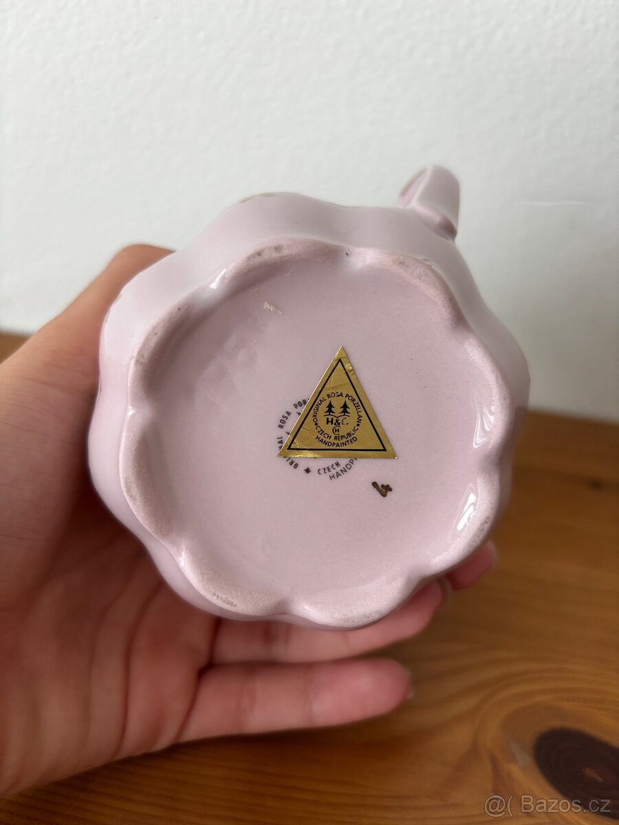 Růžový porcelán H&C - 3