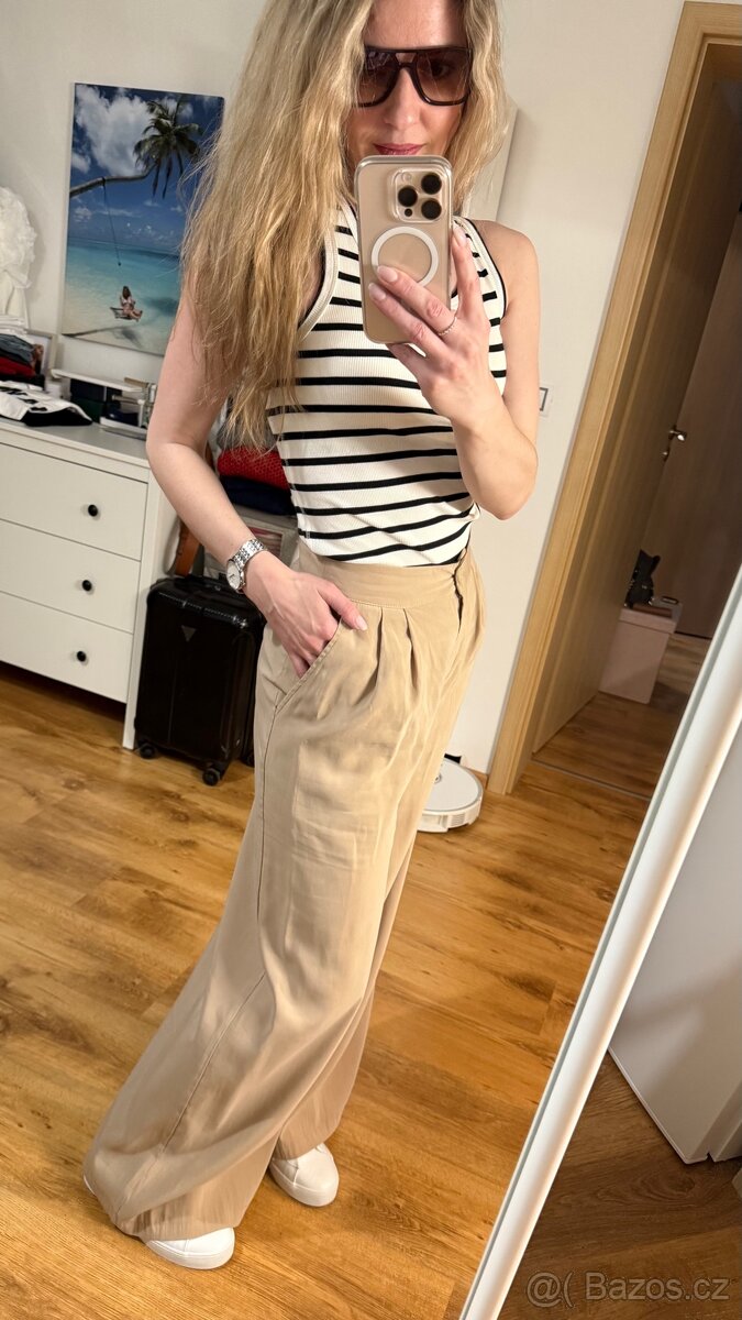 Široké kalhoty vel. S - 3