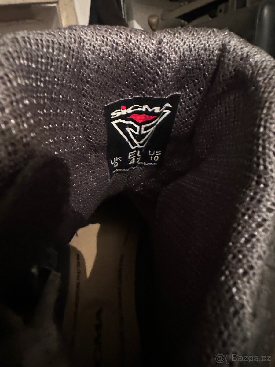 Motocyklové boty SIGMA velikosti UK 9, EU 43, US 10 - 3