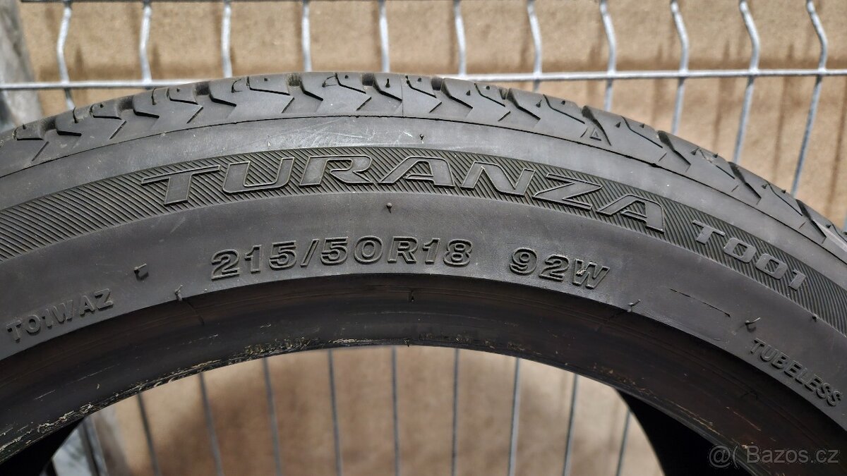 215/50r18 Bridgestone Turanza T001 - 3